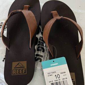 Reef Brown Sandals - Size 10